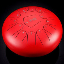 Load image into Gallery viewer, Brand 12 Inch Drum 13 Tone Steel Tongue Drum With Padded Drum Bag And A Pair Of Mallets huedrum Yoga Meditation - Kala Mindfulness