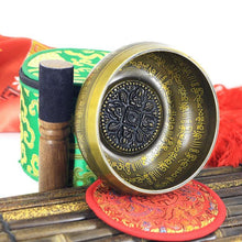 Load image into Gallery viewer, New Belief Singing Bowl Set Mindfulness Mantra Yoga With Mallet Gift Ornament Home Tibetan Chakra Healing Meditation nepal - Kala Mindfulness
