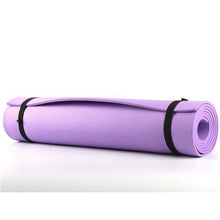 Load image into Gallery viewer, 4mm Non Slip Yoga Mat Thick Large Foam Exercise Gym Fitness Pilates Meditation Purple Yoga Blankets - Kala Mindfulness
