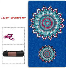 Load image into Gallery viewer, 183cm*100cm*8mm Large Size Non-Slip Yoga Mat Natural Suede TPE Quick Drying Fitness Gymnastics Meditation Pilates Exercise Mat - Kala Mindfulness
