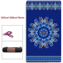 Load image into Gallery viewer, 183cm*100cm*8mm Large Size Non-Slip Yoga Mat Natural Suede TPE Quick Drying Fitness Gymnastics Meditation Pilates Exercise Mat - Kala Mindfulness
